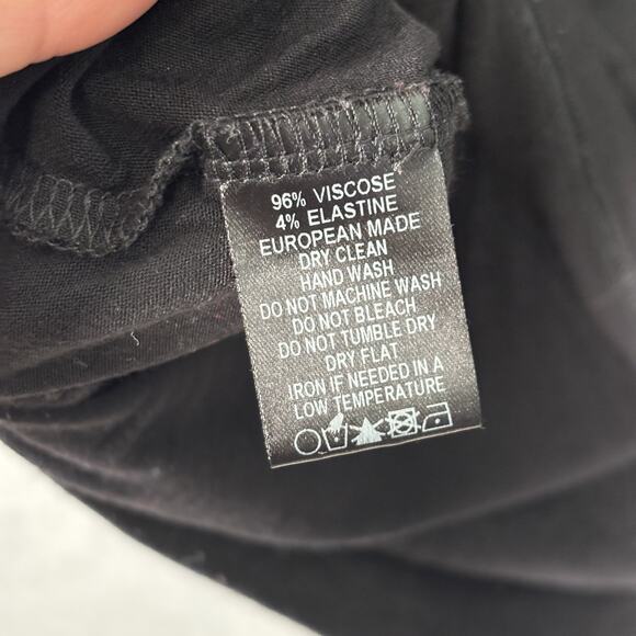 NY 77 Design Top Large Tunic Asymmetric Stretch Flowy Lagenlook Lagom Artsy Boho - Picture 9 of 9